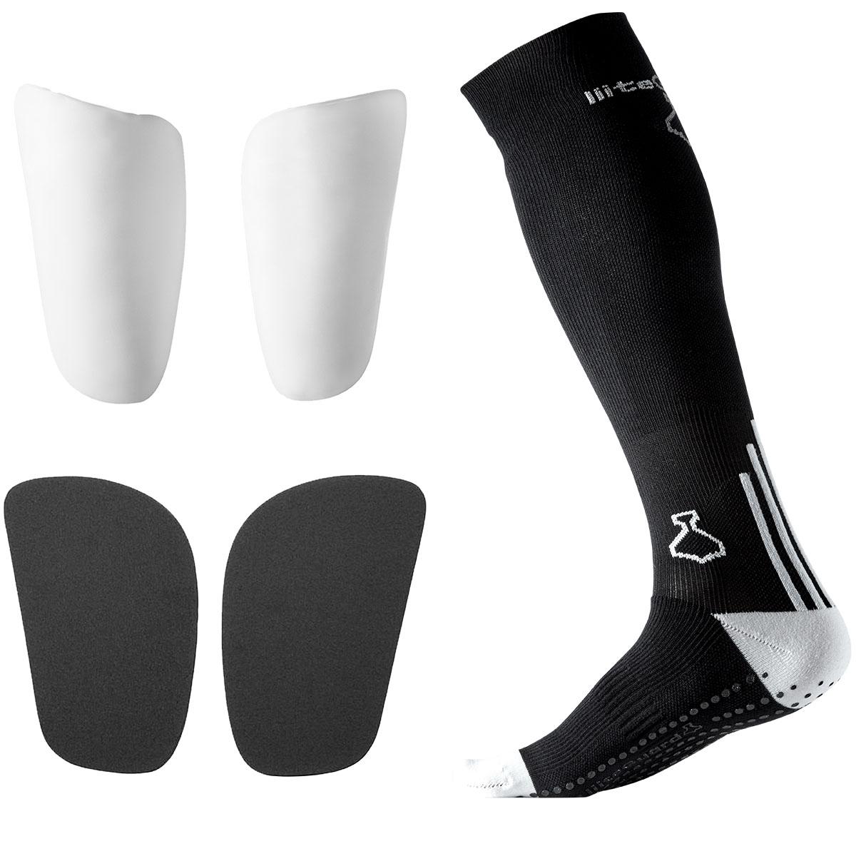 liiteGuard Performance Fotballsokker + Leggbeskyttere Black
