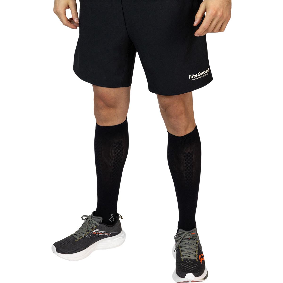 liiteGuard Shin-Tech Grip Løpesokker Black