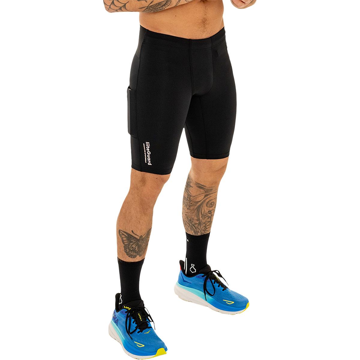 liiteGuard Glu-Tech Korte Løbetights Herre Black