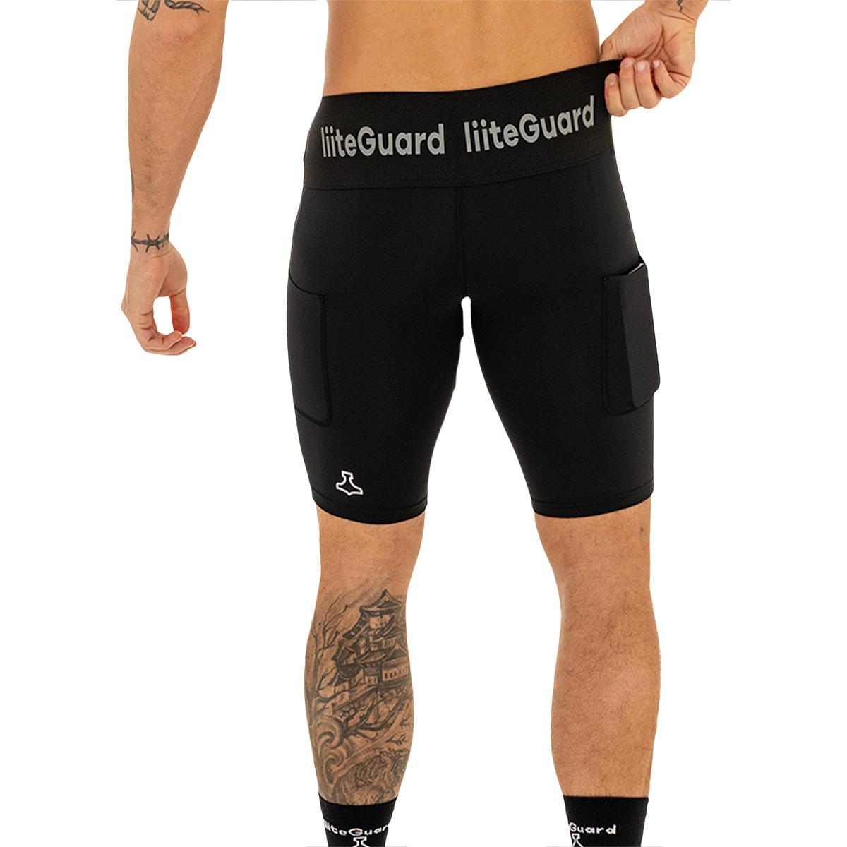 liiteGuard Glu-Tech Korte Løbetights Herre Black