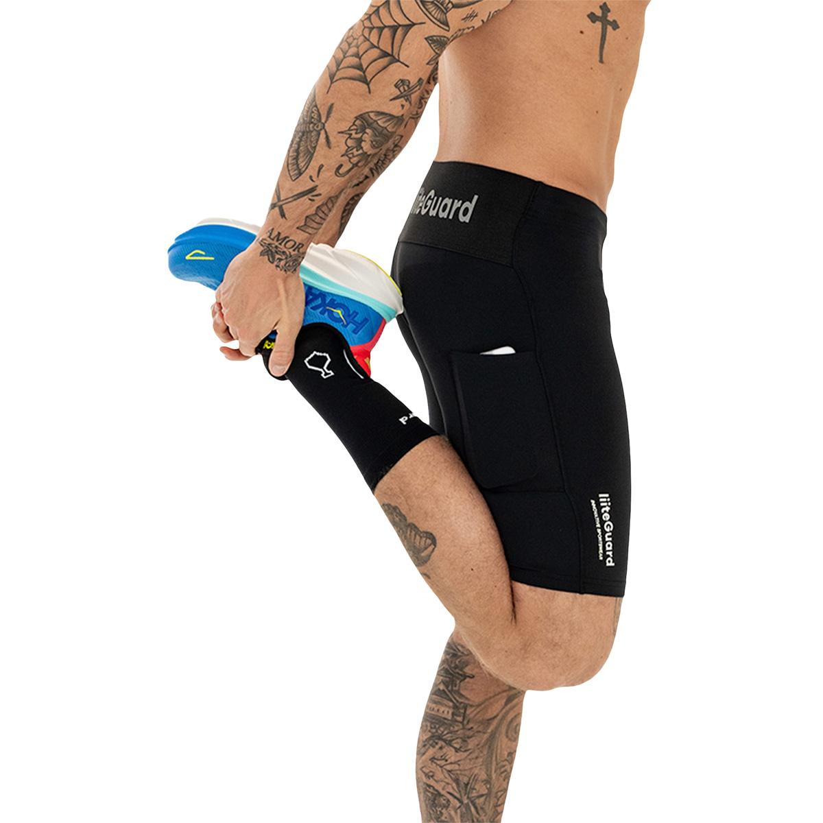 liiteGuard Glu-Tech Korte Løbetights Herre Black
