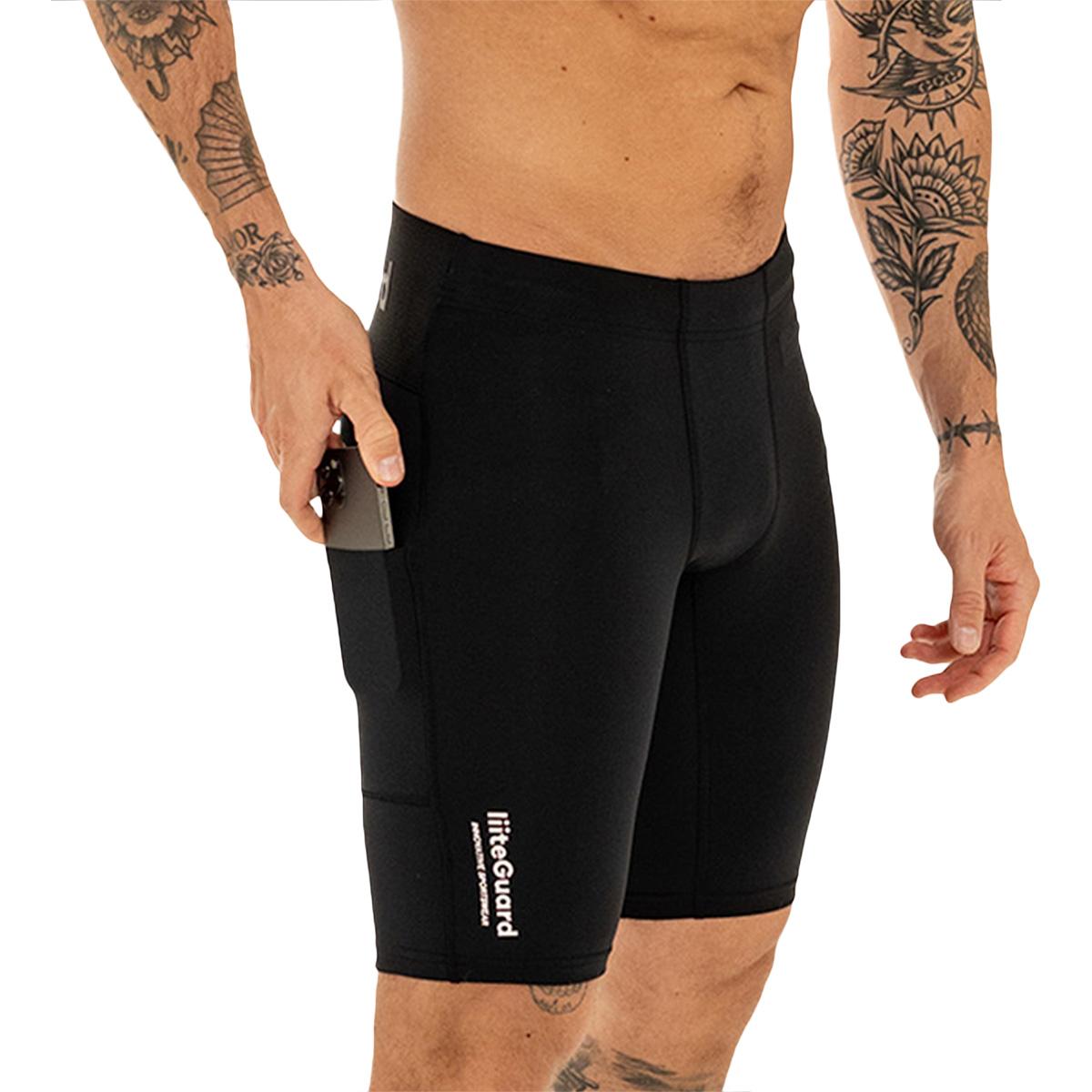 liiteGuard Glu-Tech Korte Løbetights Herre Black