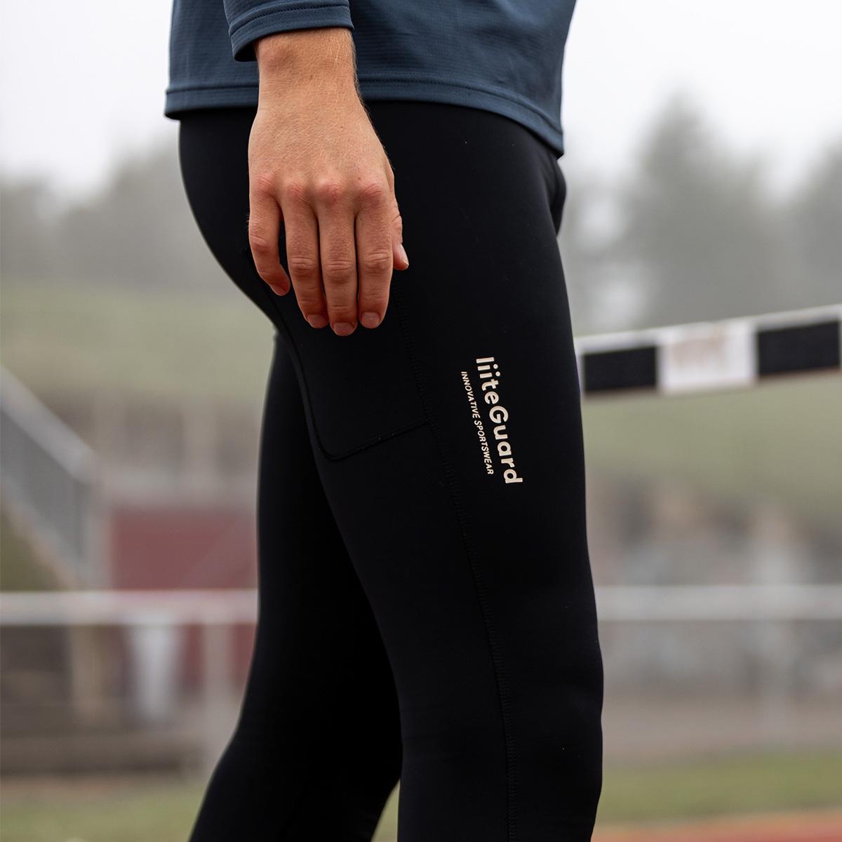 liiteGuard Glu-Tech Løbetights Herre Black
