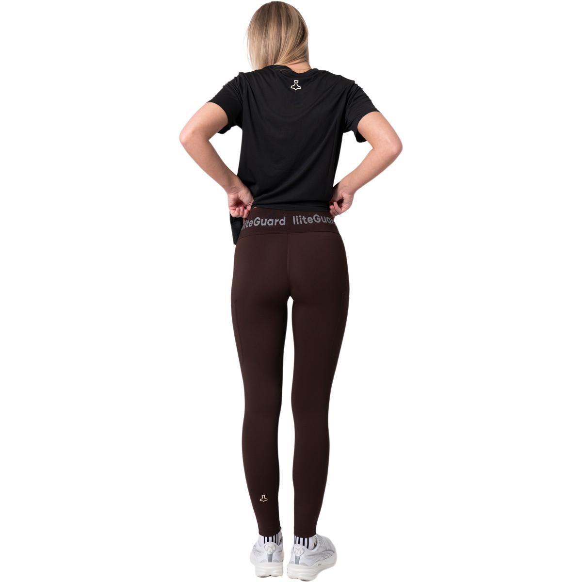 liiteGuard Glu-Tech Long Treningstights Dame Coffee bean