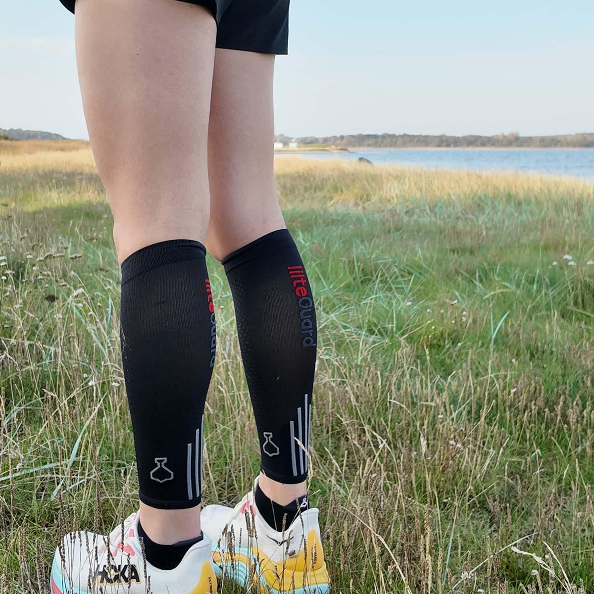 liiteGuard Shin Tech Kompressionslægbind Black