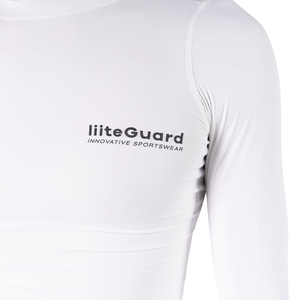 liiteGuard Spine-Tech Langærmet Baselayer Trænings T-shirt Herre White