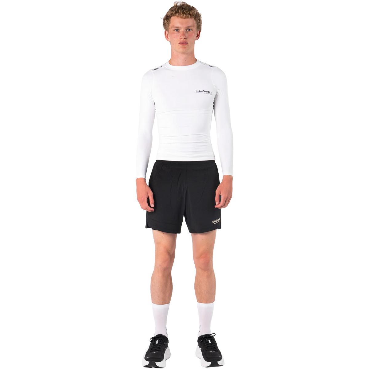 liiteGuard Spine-Tech Langærmet Baselayer Trænings T-shirt Herre White