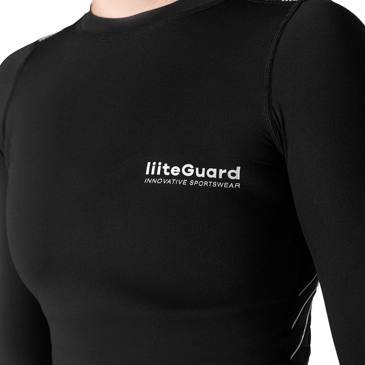 liiteGuard Spine-Tech Langærmet Baselayer Trænings T-shirt Dame Black