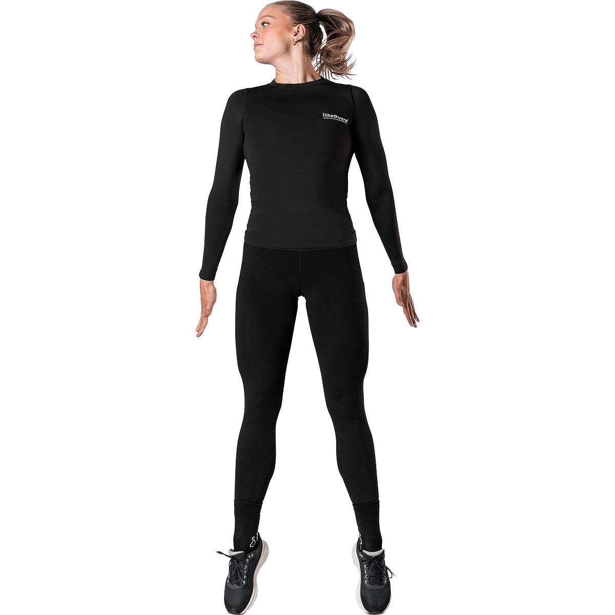 liiteGuard Spine-Tech Langærmet Baselayer Trænings T-shirt Dame Black