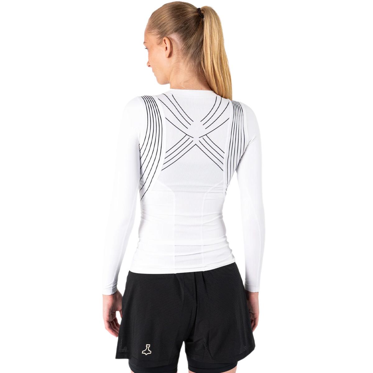 liiteGuard Spine-Tech Langærmet Baselayer Trænings T-shirt Dame White