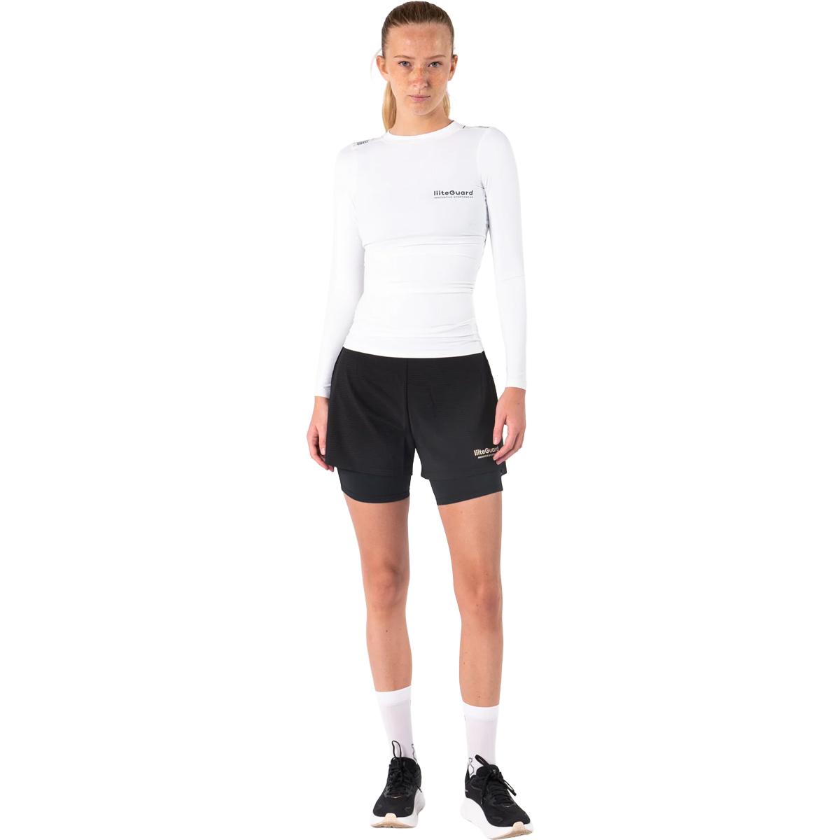liiteGuard Spine-Tech Langærmet Baselayer Trænings T-shirt Dame White