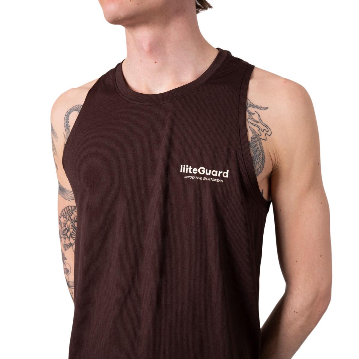 liiteGuard Ground Tech Løpetopp Herre Coffee bean