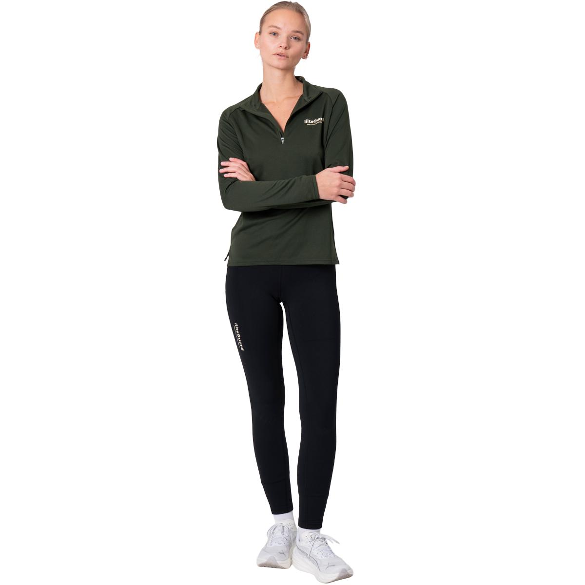 liiteGuard Ground Tech Half Zip Træningstrøje Dame Army green
