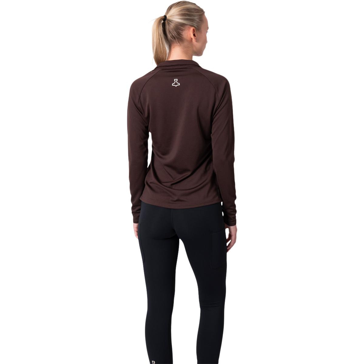 liiteGuard Ground Tech Half Zip Treningstrøye Dame Coffee bean