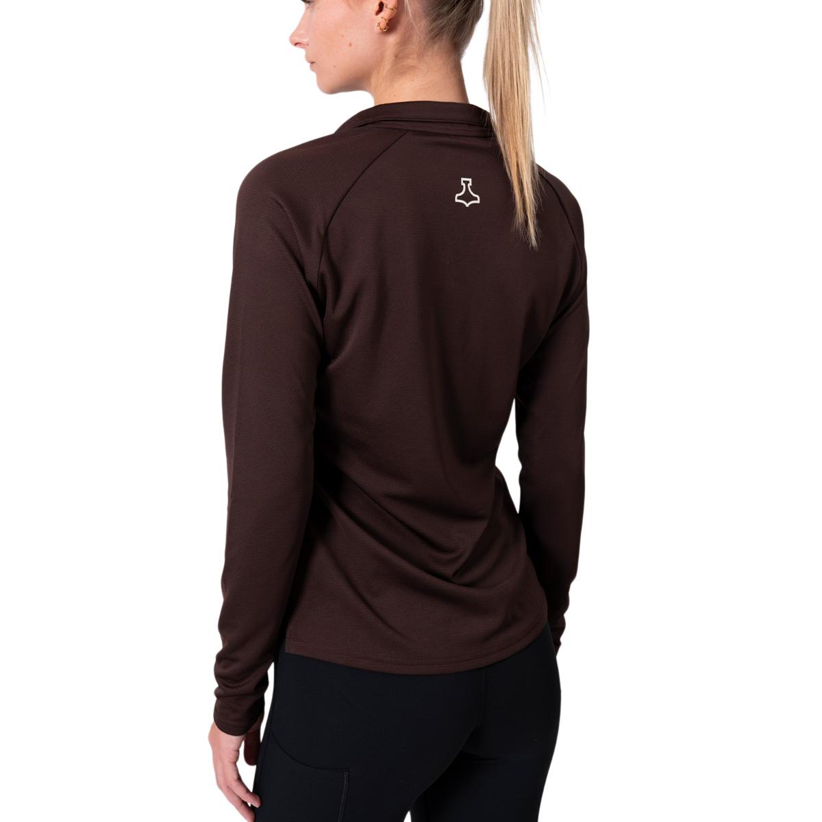 liiteGuard Ground Tech Half Zip Treningstrøye Dame Coffee bean