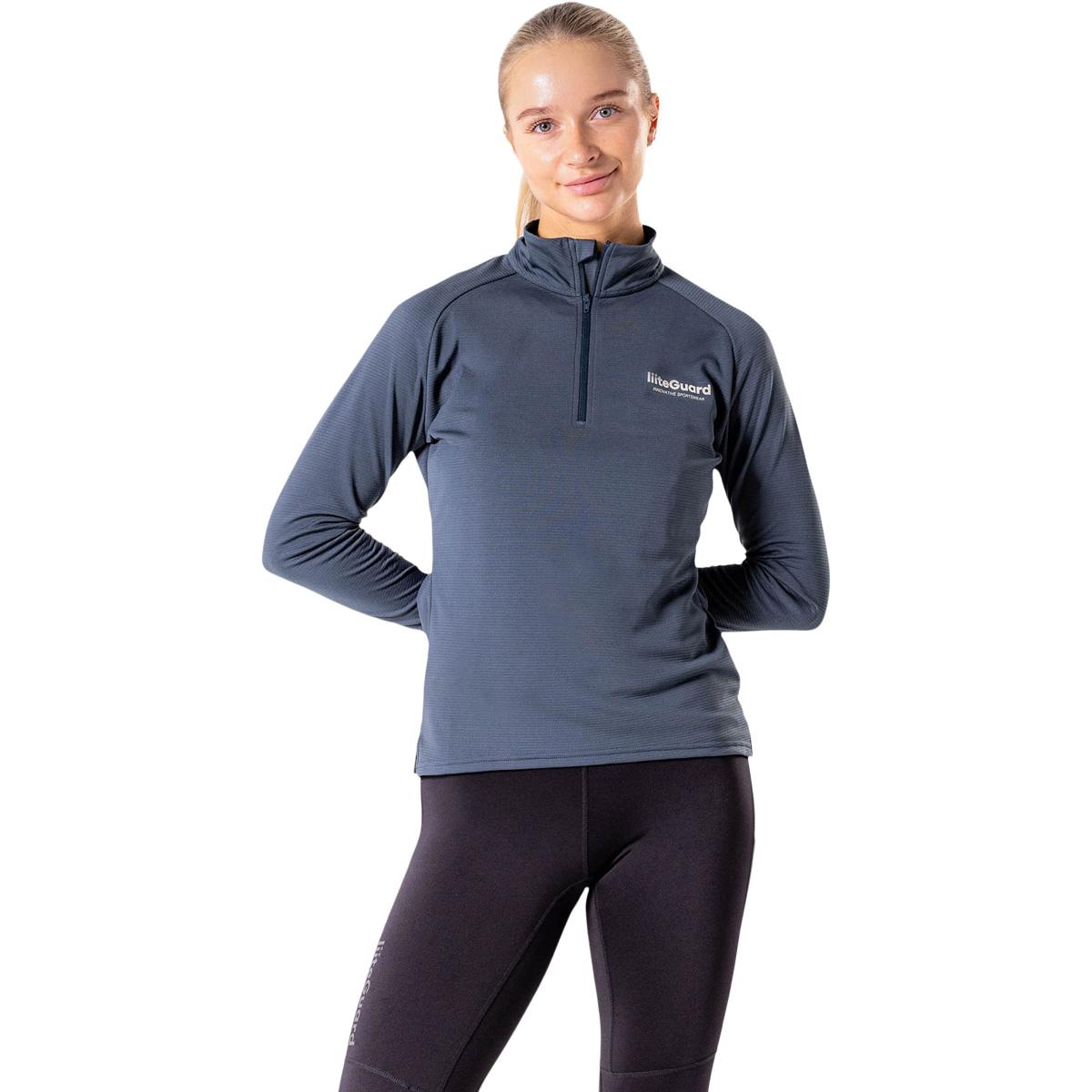 liiteGuard Ground Tech Half Zip Treningstrøye Dame Dark Navy Blue