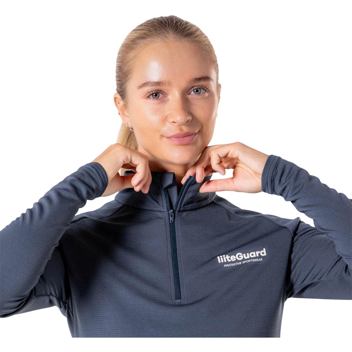 liiteGuard Ground Tech Half Zip Treningstrøye Dame Dark Navy Blue