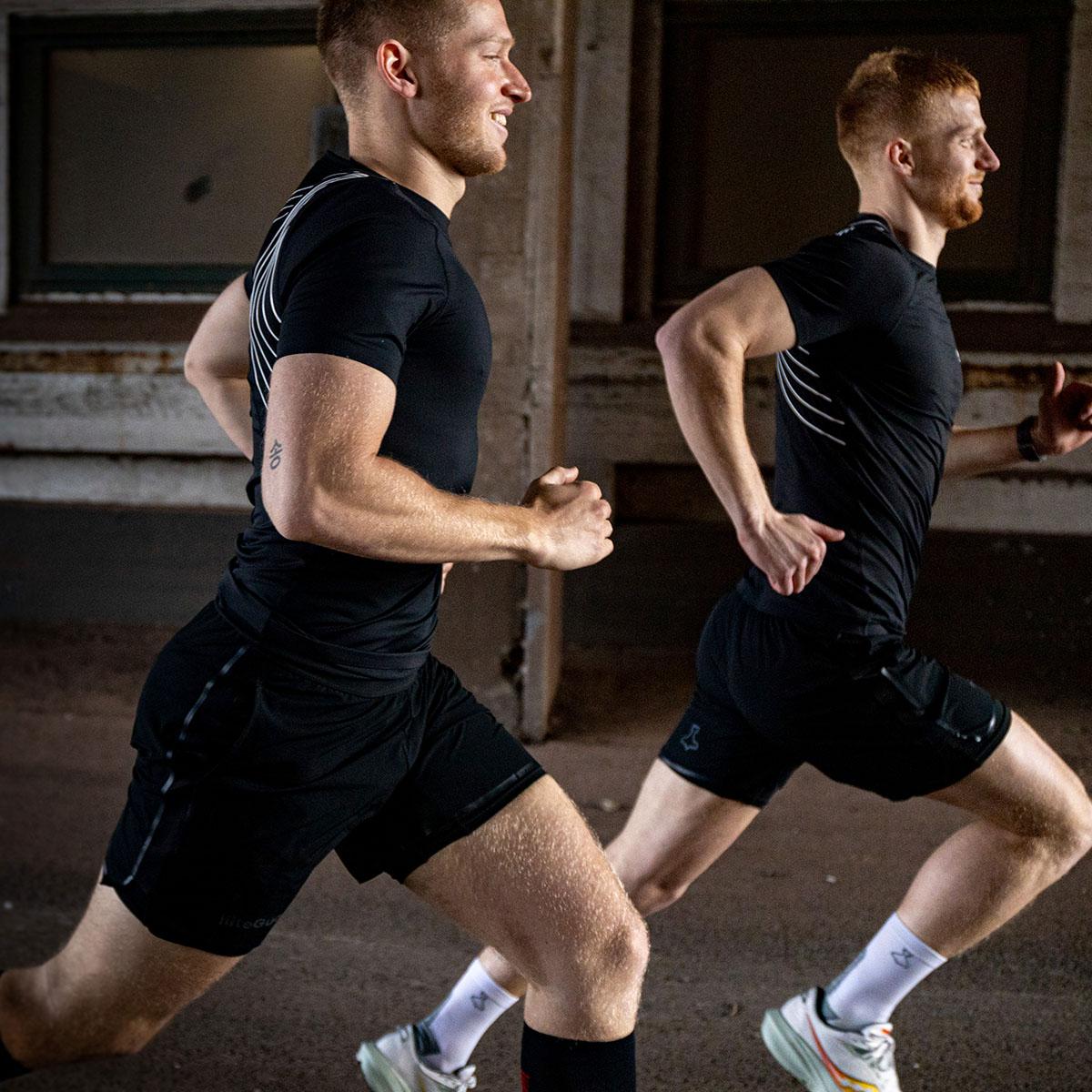 liiteGuard Spine-Tech Baselayer Trænings T-shirt Herre Black