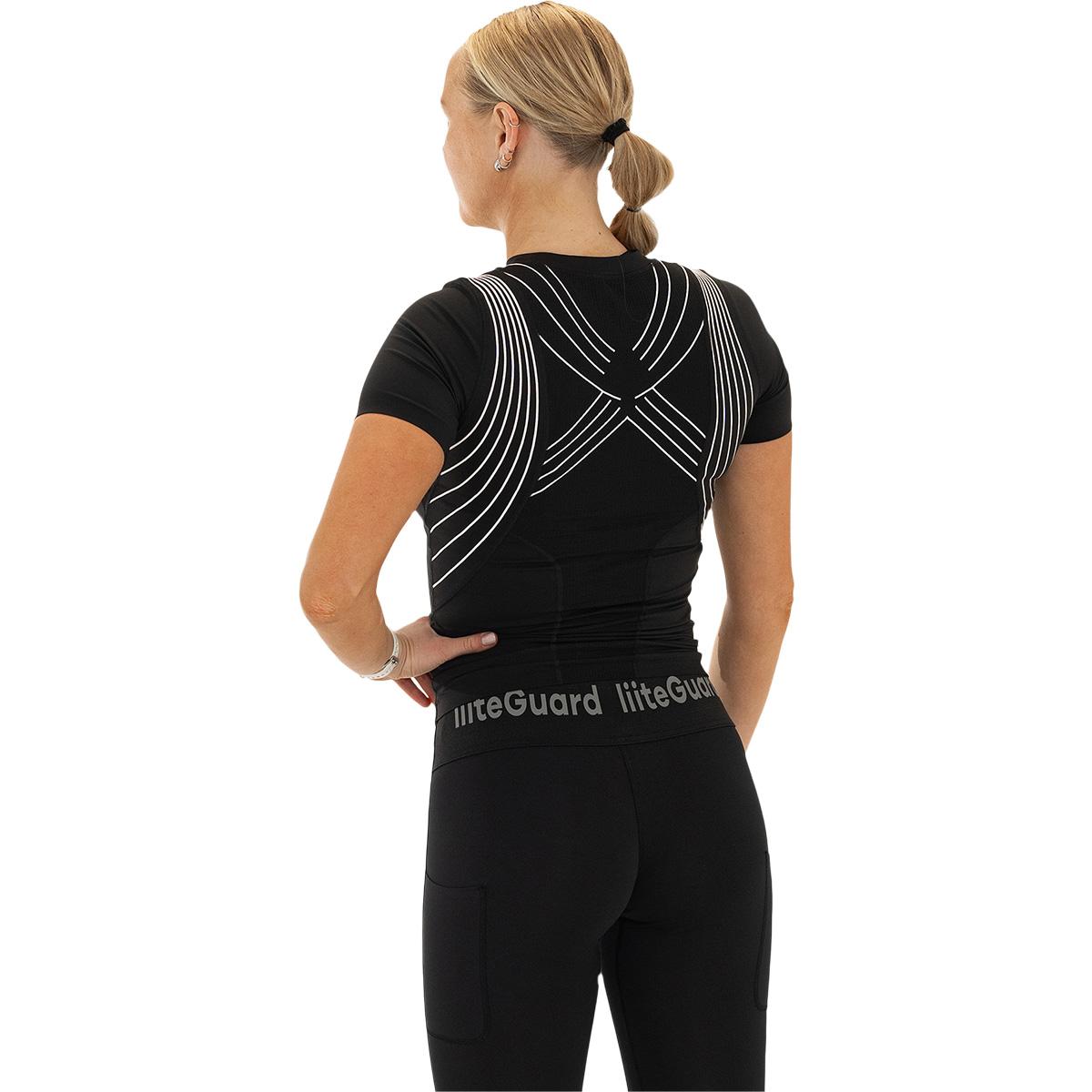 liiteGuard Spine-Tech Langærmet Baselayer Trænings T-shirt Dame Black