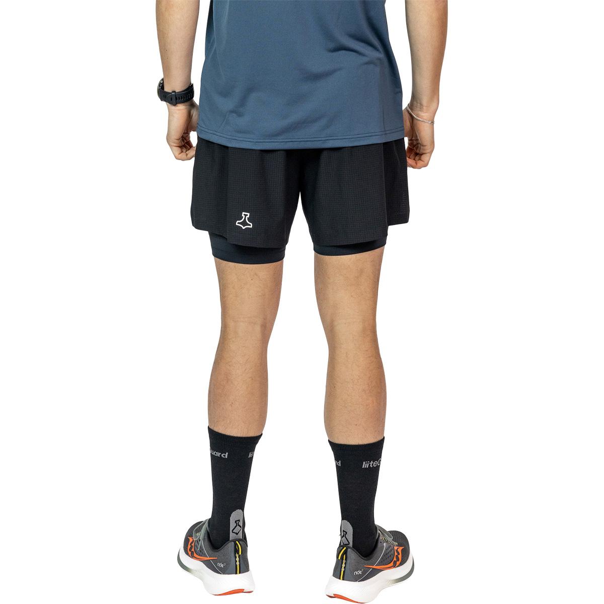 liiteGuard Glu-Tech 2in1 Løbeshorts Herre Black
