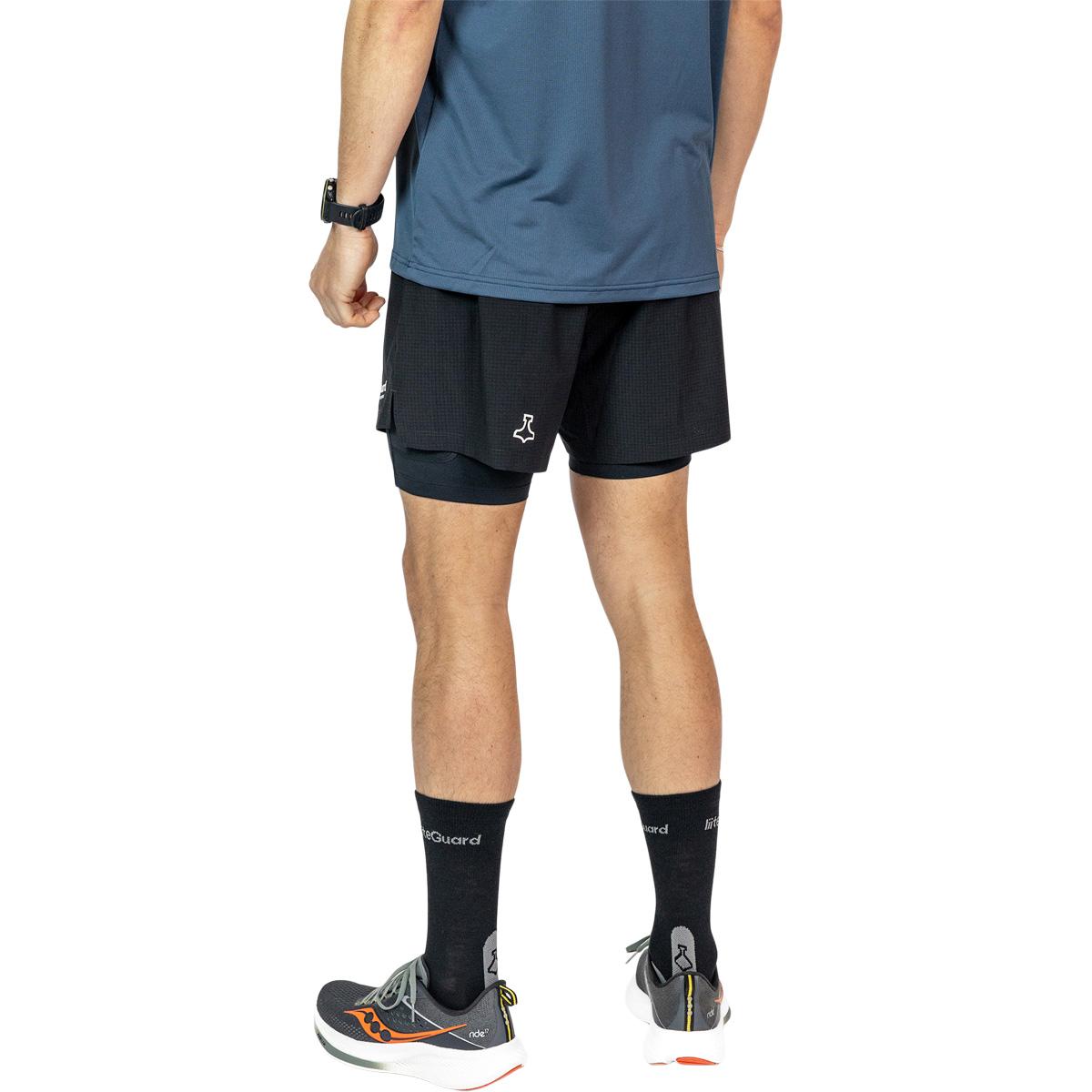 liiteGuard Glu-Tech 2in1 Løbeshorts Herre Black