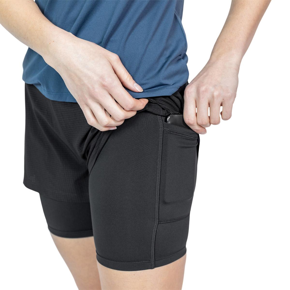 liiteGuard Glu-Tech 2in1 Løbeshorts Dame Black