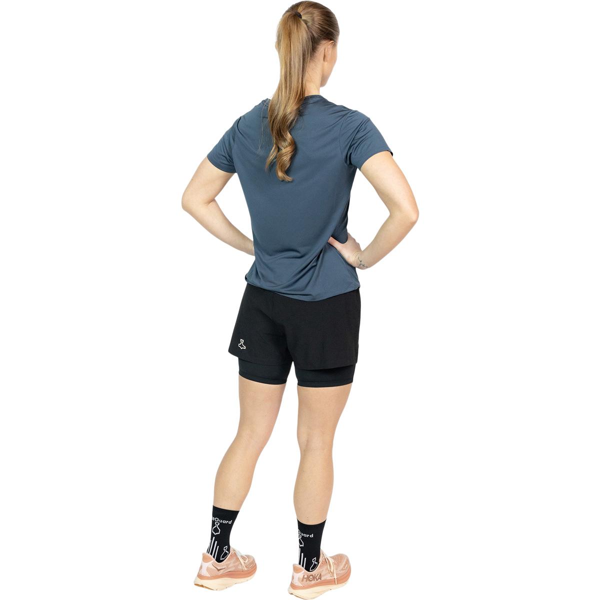 liiteGuard Glu-Tech 2in1 Løbeshorts Dame Black