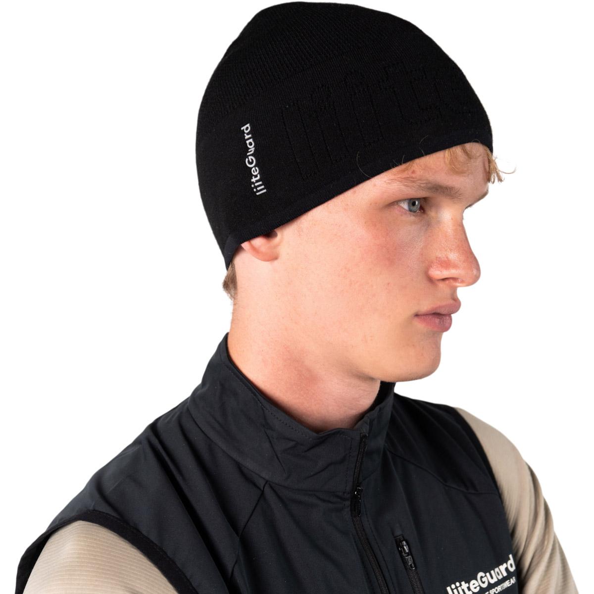 liiteGuard Merinould Løbehue Black