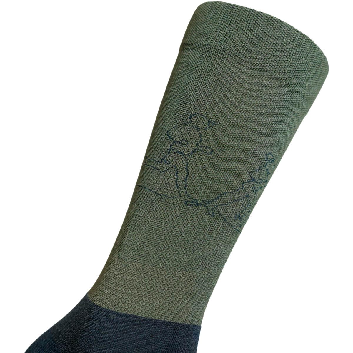 liiteGuard Everyday Merinould Løbestrømper Dark Green/Green