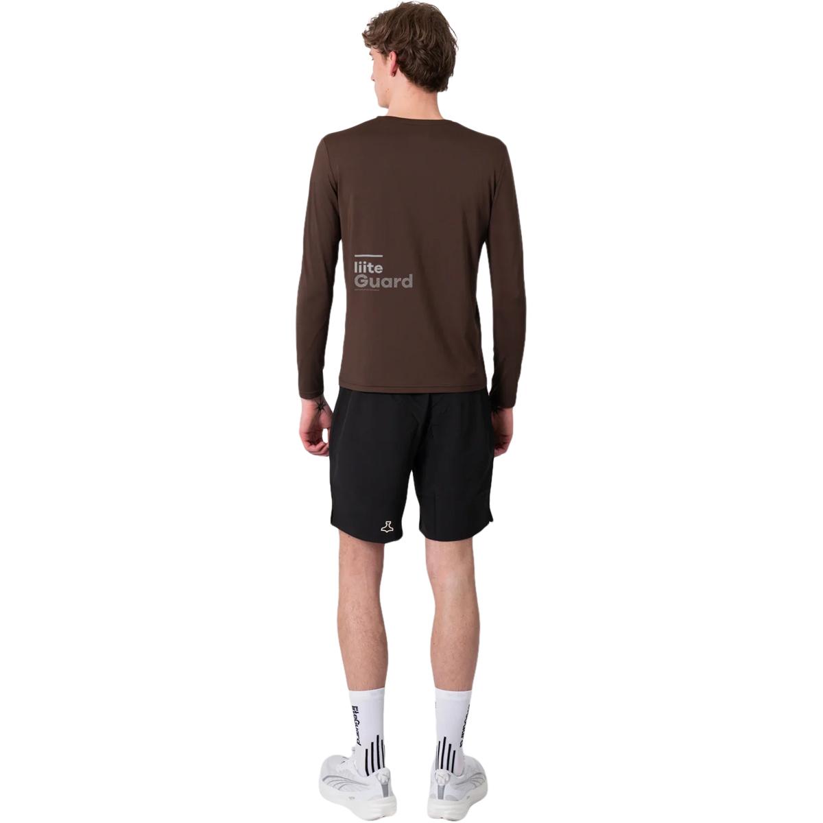 liiteGuard Ground-Tech Light Langærmet Løbe T-shirt Herre Coffee Bean