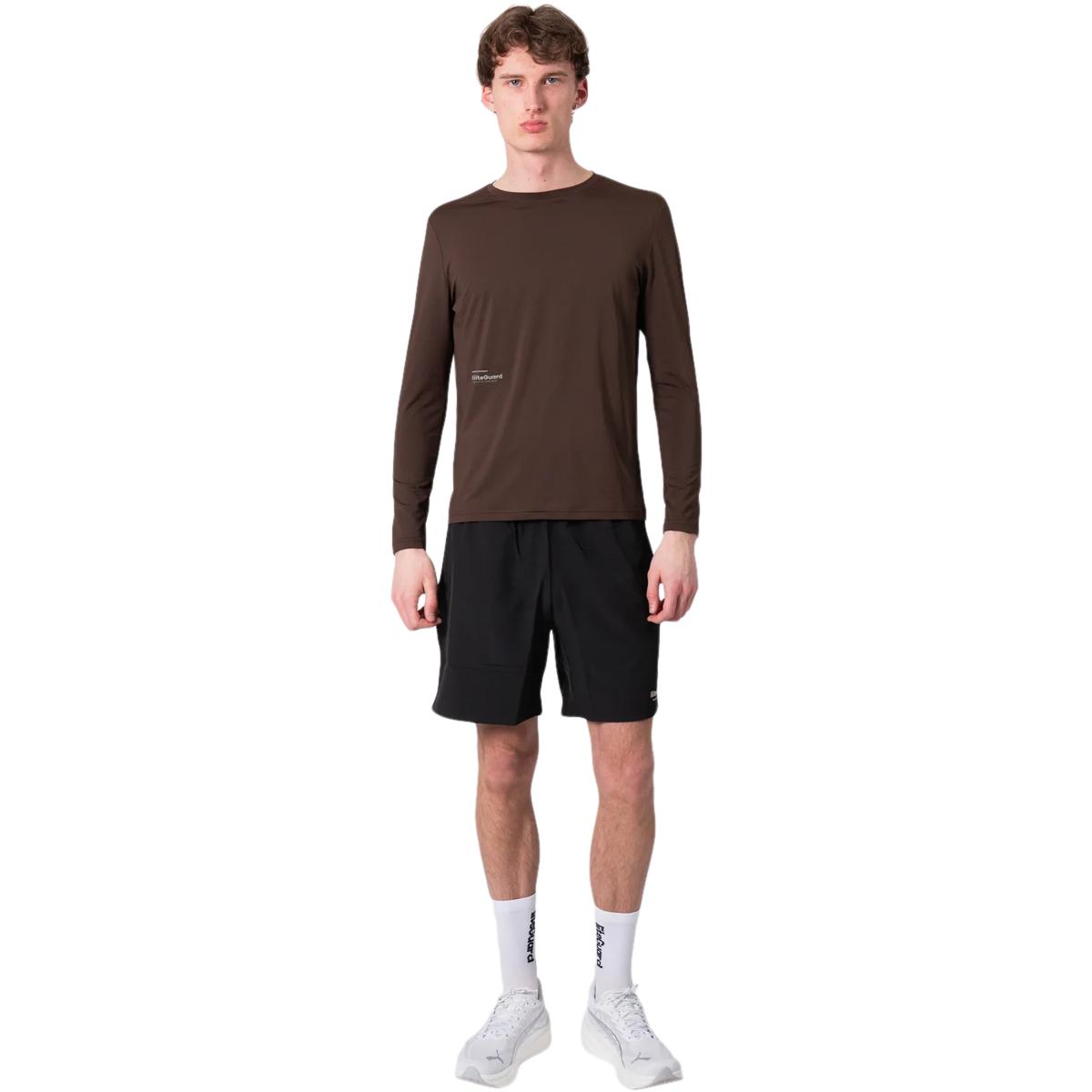 liiteGuard Ground-Tech Light Langærmet Løbe T-shirt Herre Coffee Bean