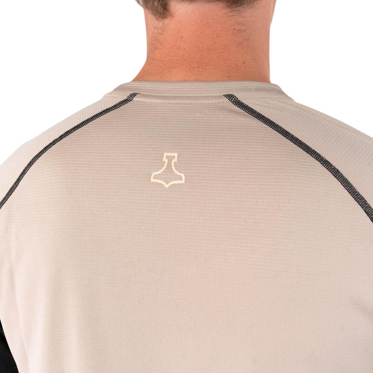 liiteGuard Merino Hybrid Løbe T-shirt Herre Black/Sand