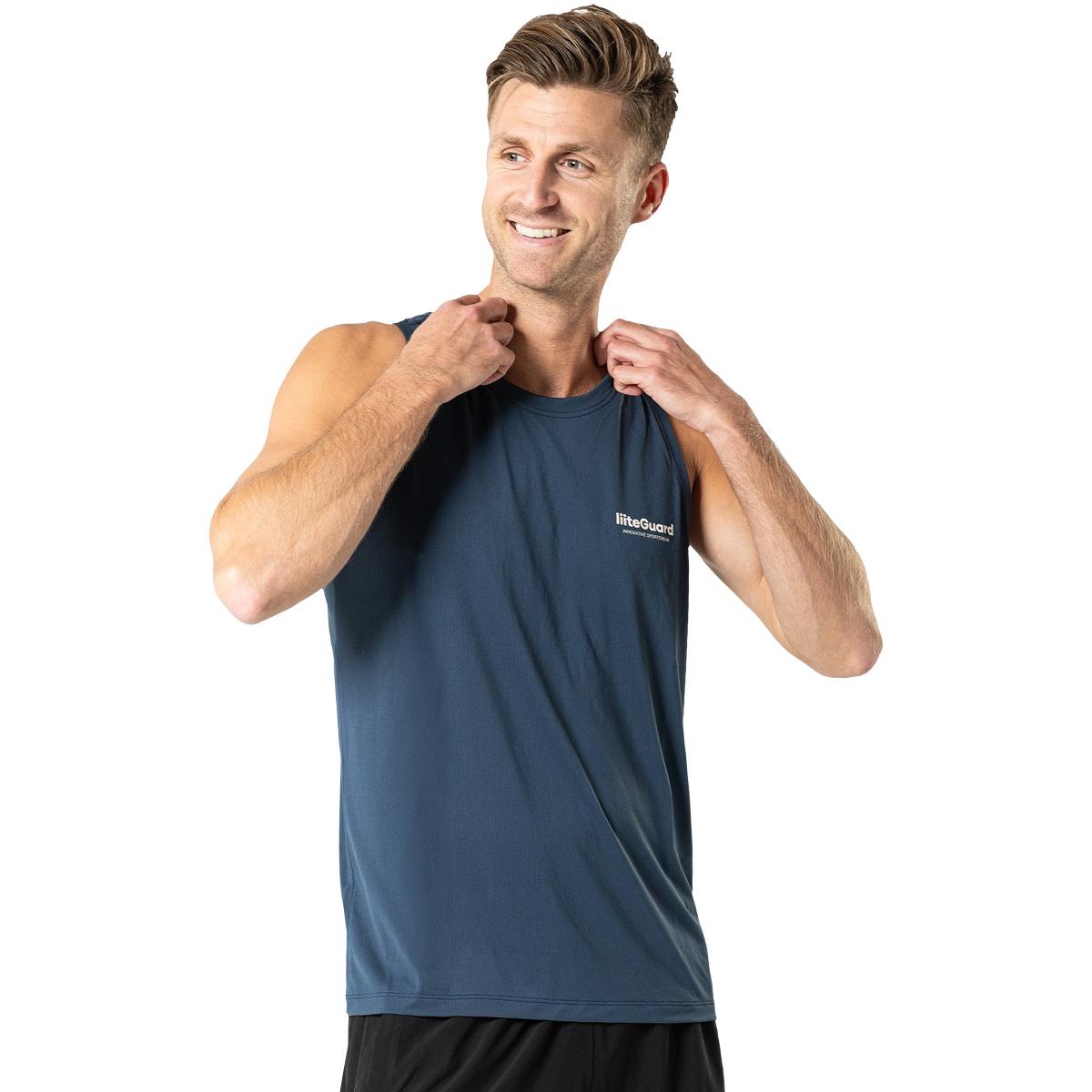 liiteGuard Ground Tech Løpetopp Herre Dark Navy Blue