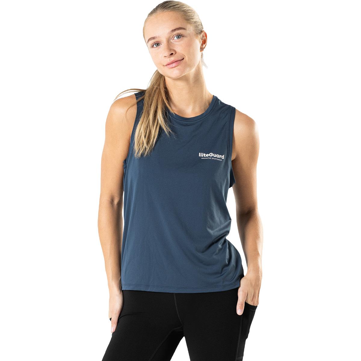 liiteGuard Ground Tech Løpetopp Dame Dark Navy Blue