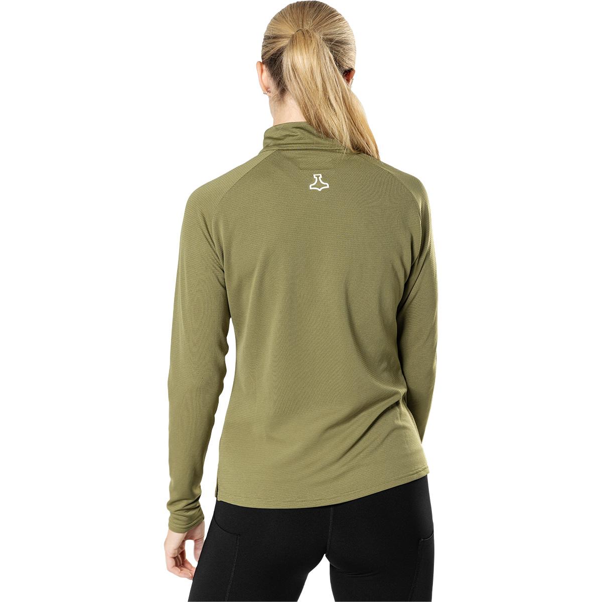 liiteGuard Ground Tech Half Zip Treningstrøye Dame Dusty Green
