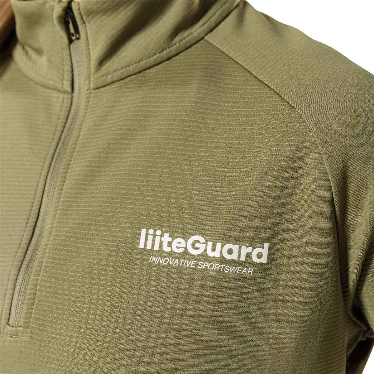 liiteGuard Ground Tech Half Zip Treningstrøye Dame Dusty Green