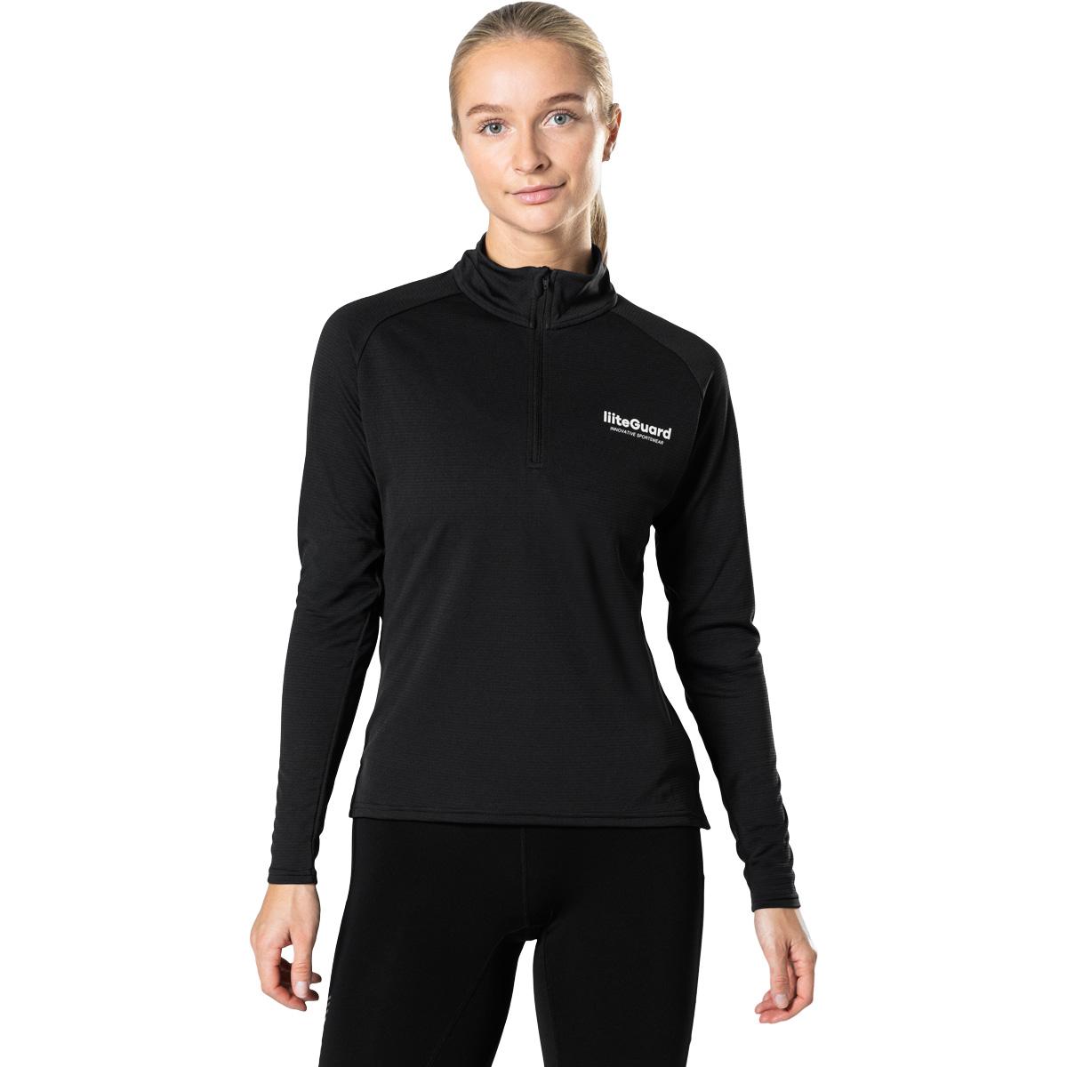 liiteGuard Ground Tech Half Zip Treningstrøye Dame Black