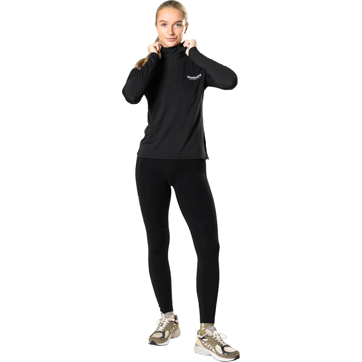 liiteGuard Ground Tech Half Zip Treningstrøye Dame Black