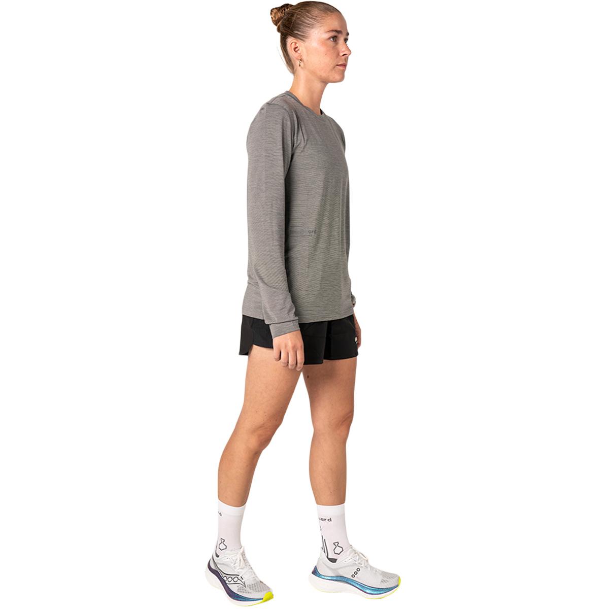 liiteGuard Ground-Tech Light Langærmet Løbe T-shirt Dame Grey Melange