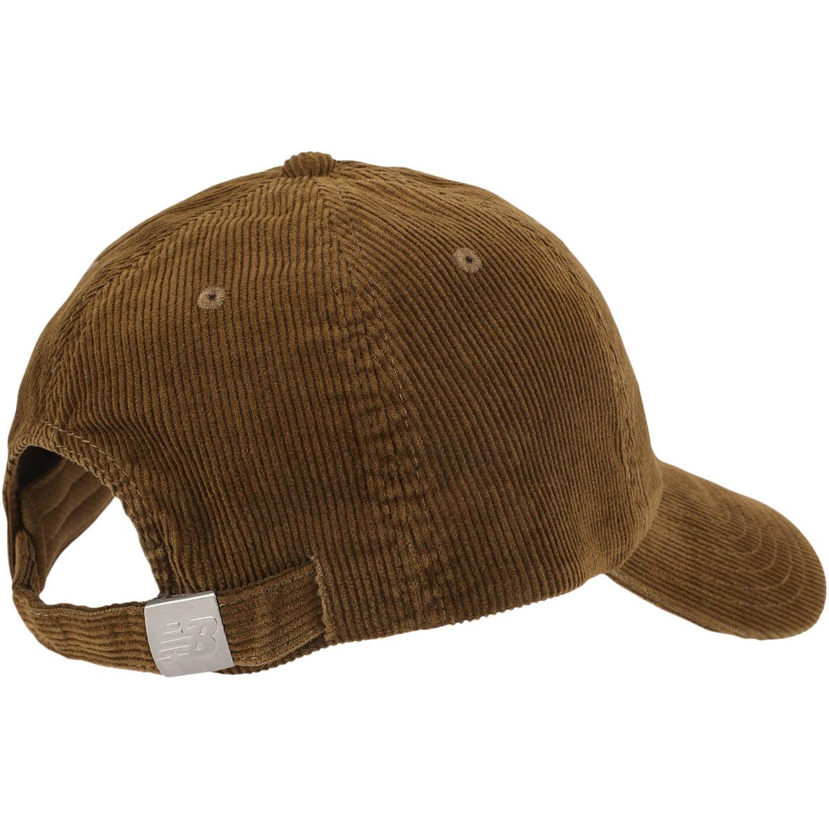 New Balance 6 Panel Athletics Cord Strapback Cap BARK