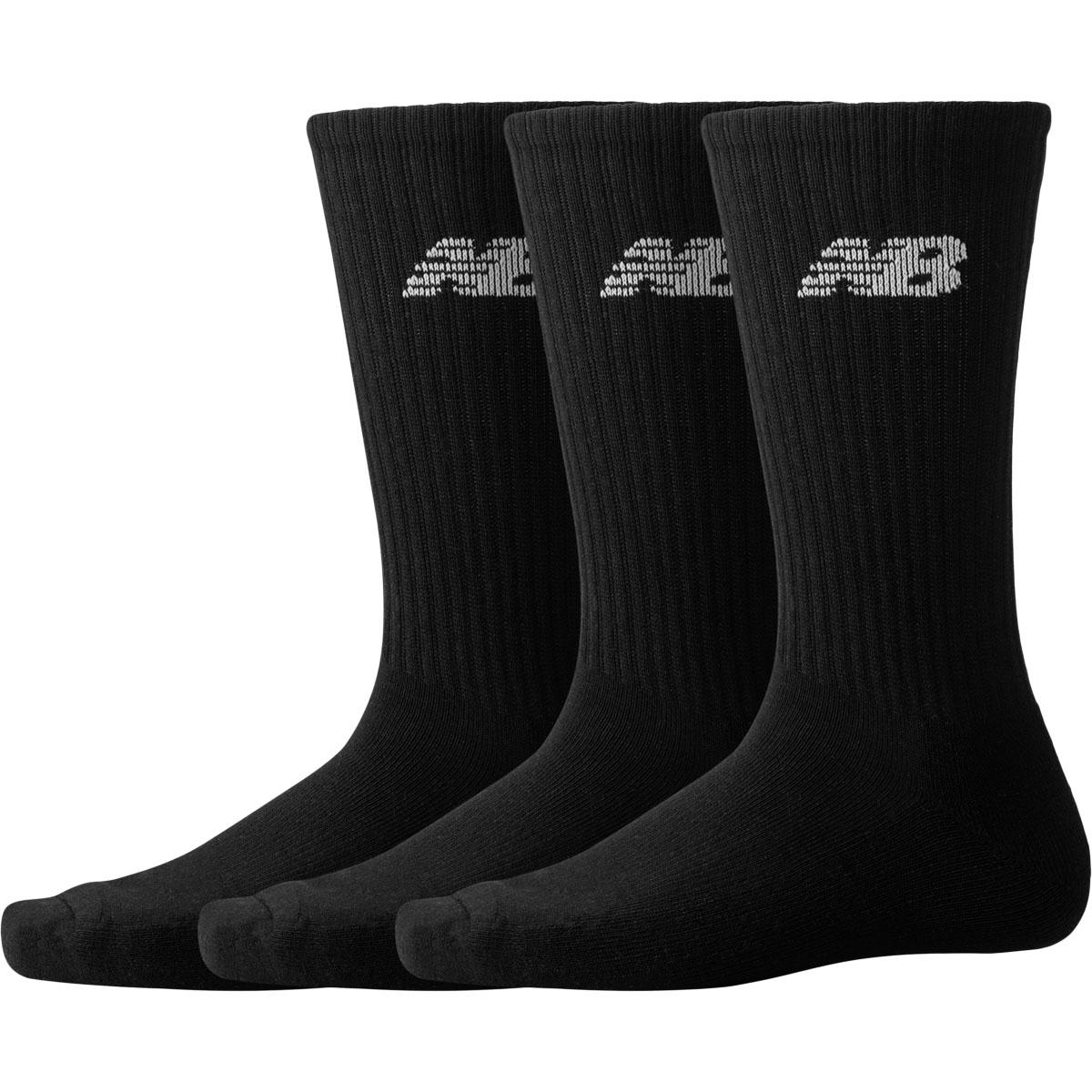 New Balance Everyday Crew 3-Pack Strømper Black