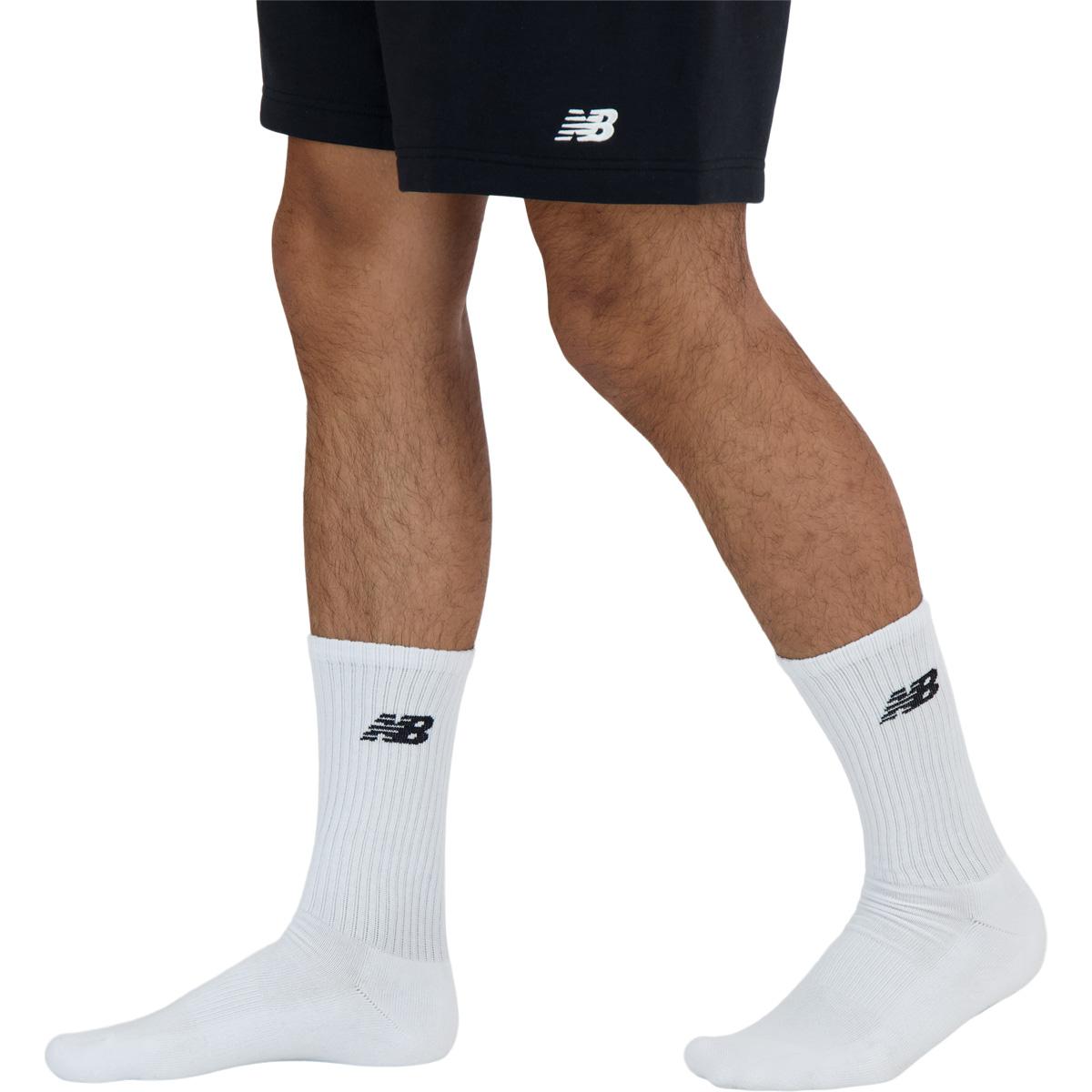 New Balance Everyday Crew 3-Pack Strømper White
