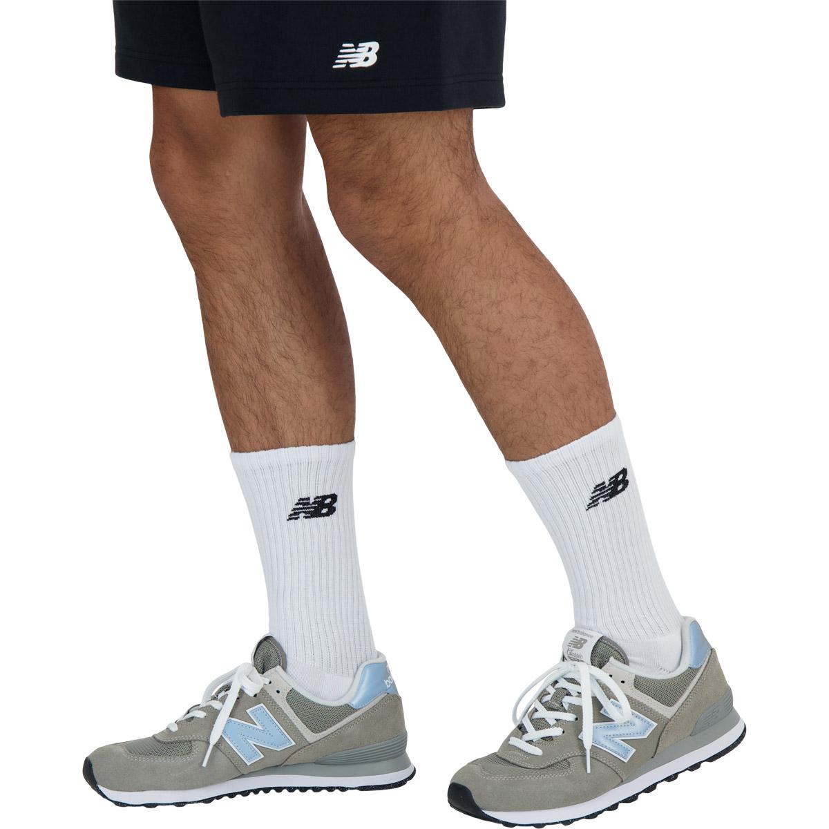 New Balance Everyday Crew 3-Pack Strømper White