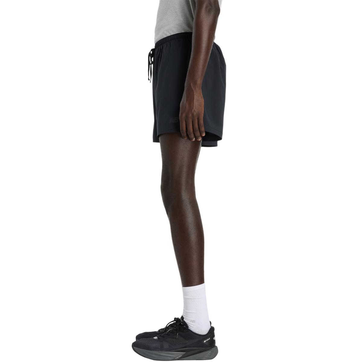 New Balance Athletics Run 5" Løbeshorts Herre Black