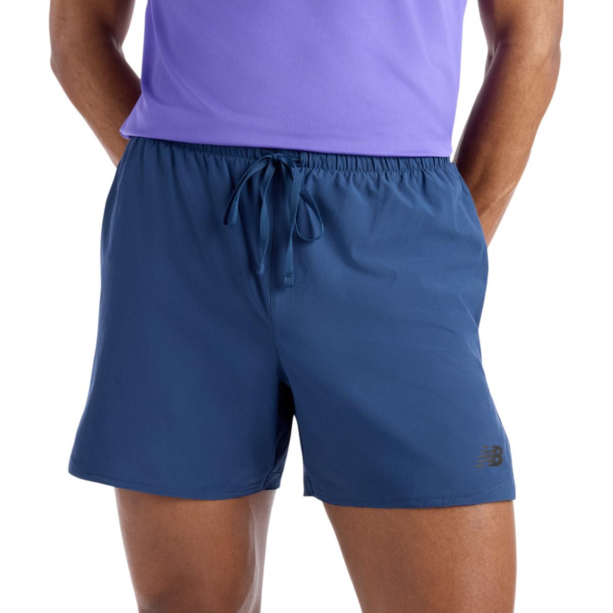 New Balance Athletics Run 5" Løpeshorts Herre Navy