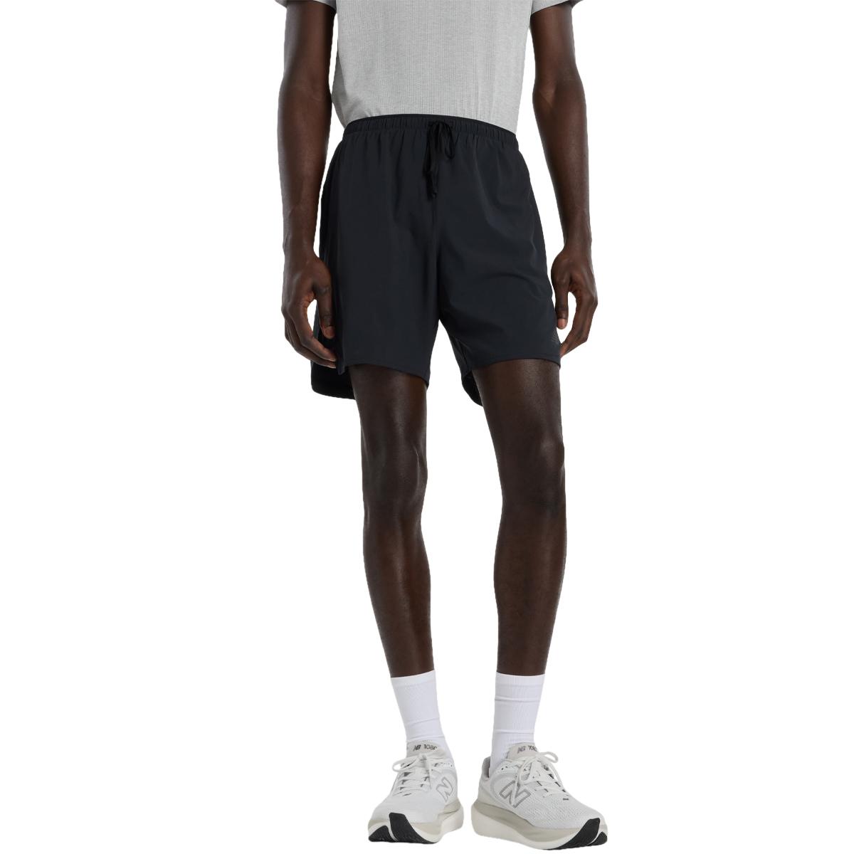 New Balance Athletics Run 7" Løpeshorts Herre Black