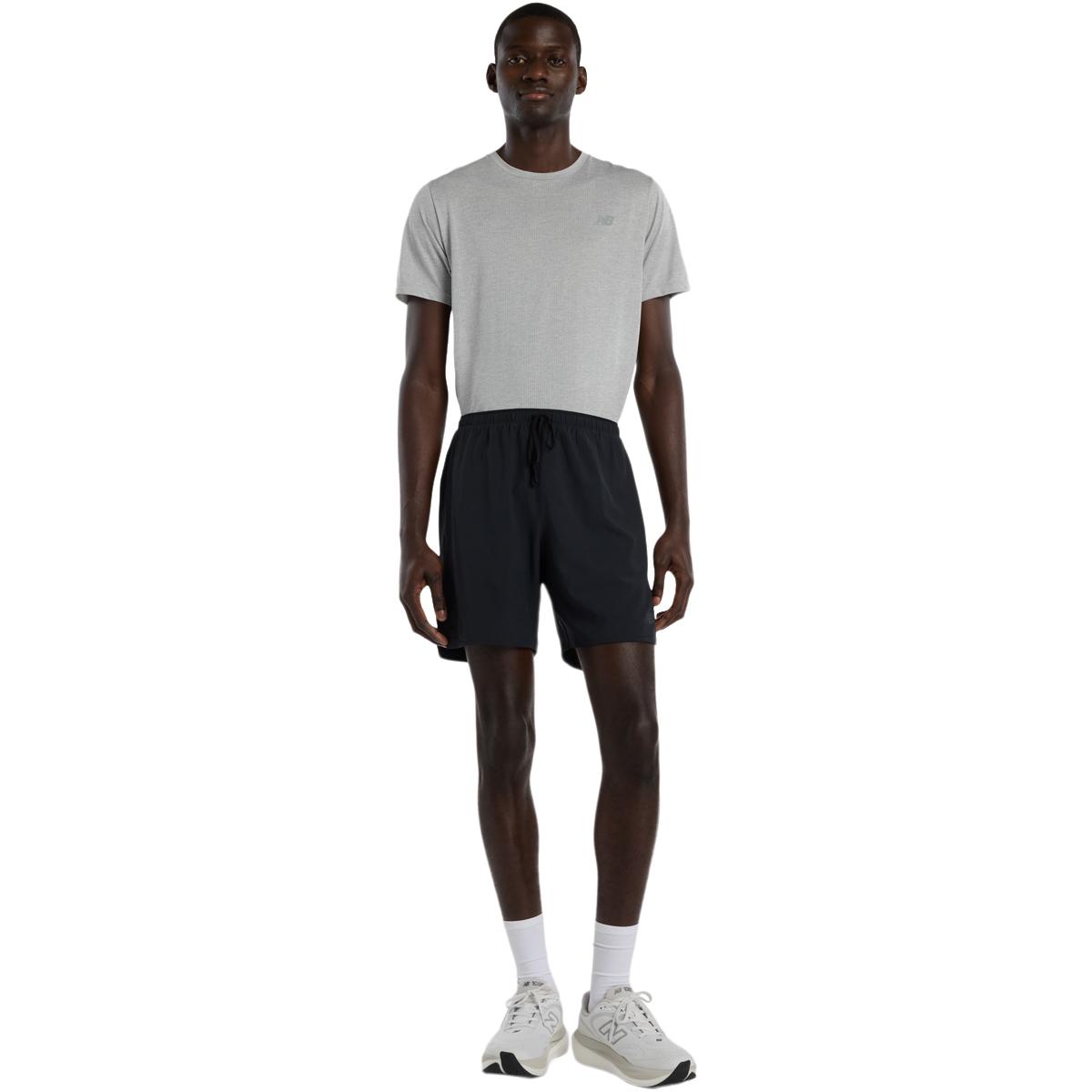 New Balance Athletics Run 7" Løpeshorts Herre Black