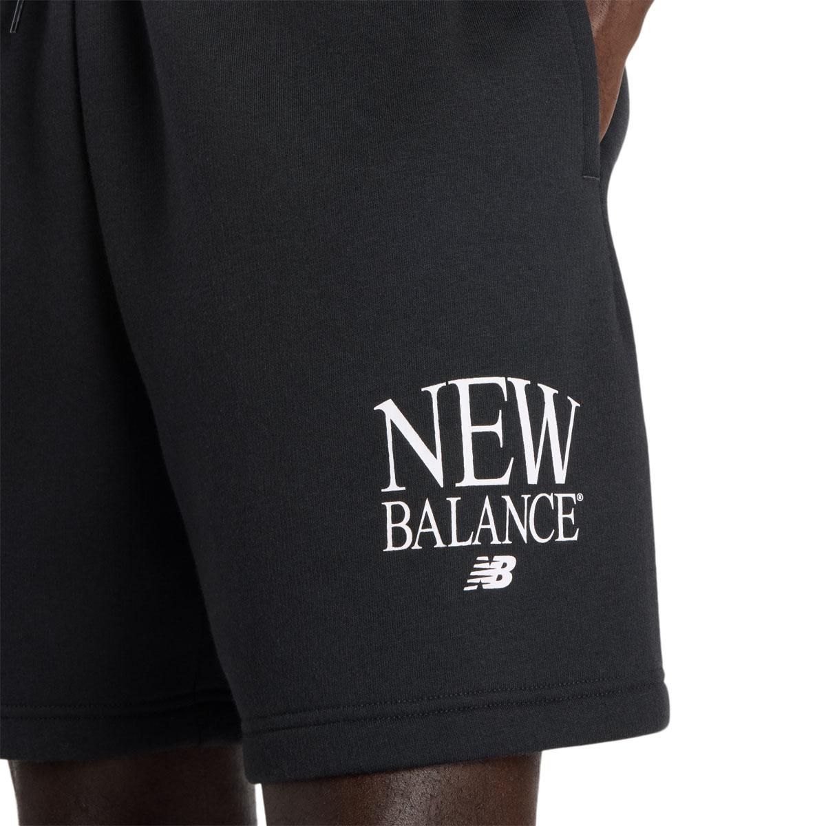 New Balance Reimagined 7" Sweatshorts Herre Black