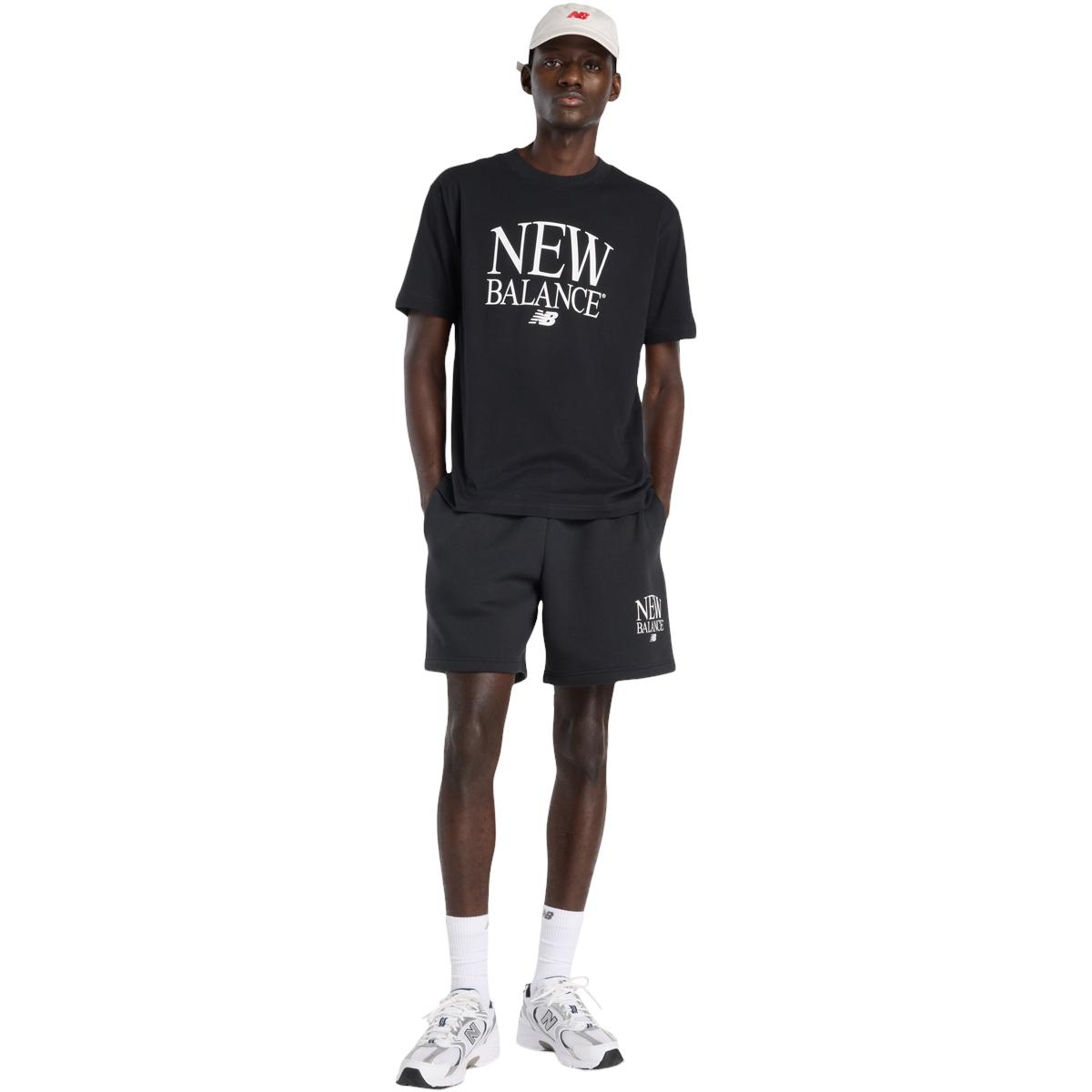 New Balance Reimagined 7" Sweatshorts Herre Black