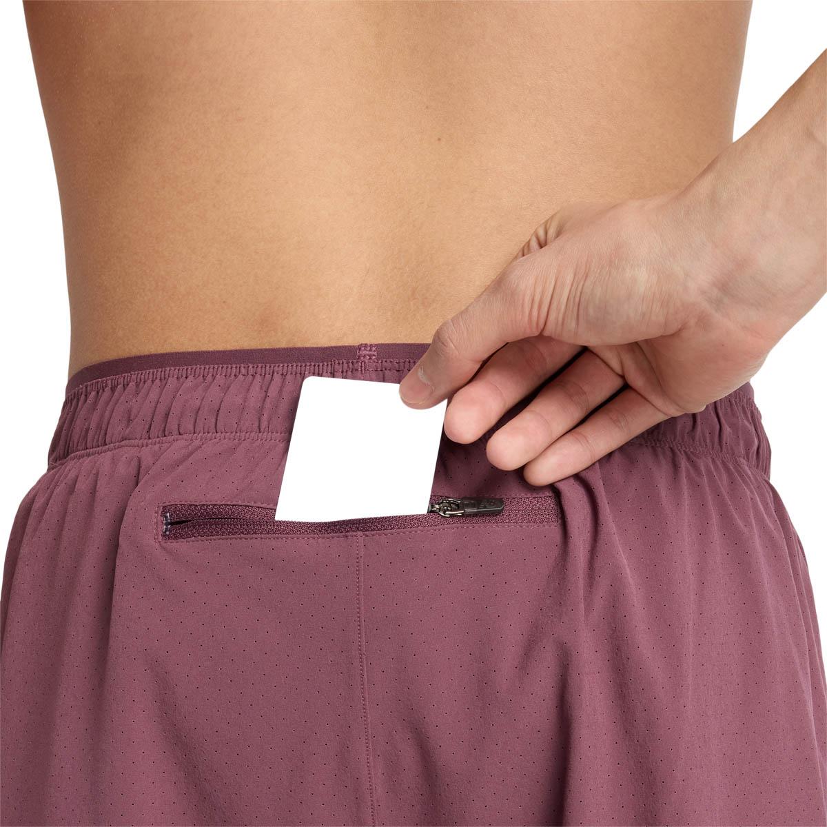 New Balance RC Seamless 2in1 5" Løbeshorts Herre FADED PLUM